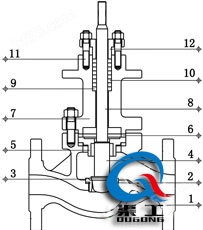 精小型气动调节阀 (单座结构图)